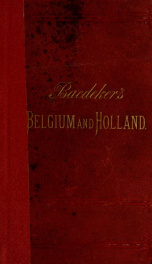 Belgium and Holland : handbook for travellers_cover