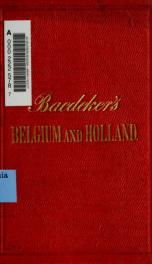 Belgium and Holland : handbook for travellers_cover