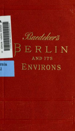Berlin and its environs; handbook for travellers_cover
