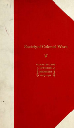 Supplement to the General register of the Society of Colonial Wars suppl.2_cover