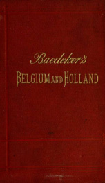 Belgium and Holland, including the grand-duchy of Luxembourg; handbook for travellers_cover