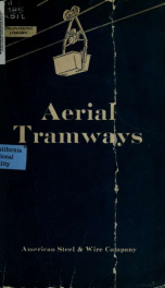 Trenton-Bleichert system of aerial tramways; reversible aerial tramways and aerial tramways of special design_cover