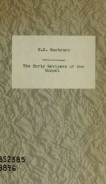 The early revisers of the Gospel;_cover