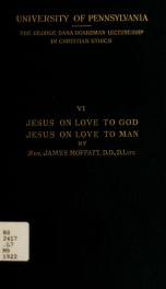 Jesus on love to God, Jesus on love to man;_cover