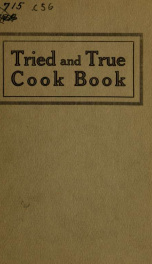 Tried and true cook book;_cover