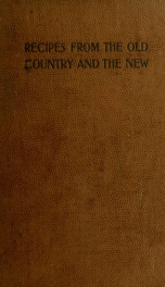 Recipes from the old country and the new_cover