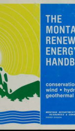 The Montana renewable energy handbook 1980_cover