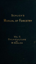 Schlich's Manual of forestry_cover