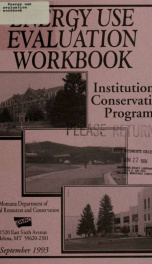 Energy use evaluation workbook : institutional conservation program 1993_cover