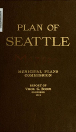 Plan of Seattle. Report of the Municipal plans commission_cover