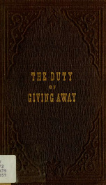 The Duty of giving away a stated proportion of our income_cover