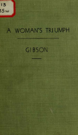 A woman's triumph : a true story of western life_cover