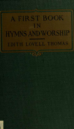 A First book in hymns and worship_cover