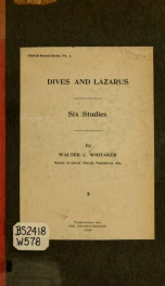 Dives and Lazarus : six studies .._cover