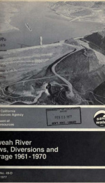 Kaweah river : flows, diversions and storage, 1961-1970 no.49D 1961-70_cover