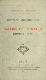 Histoire anecdotique des salons de peinture depuis 1673_cover