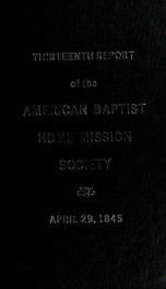 Report of the American Baptist Home Mission Society_cover