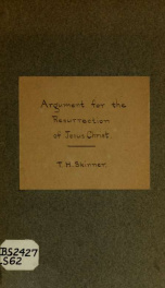 The argument for the resurrection of Jesus Christ_cover