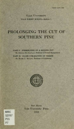 Prolonging the cut of southern pine_cover