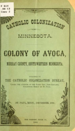 Catholic colonization in Minnesota_cover
