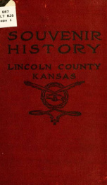 A souvenir history of Lincoln County, Kansas_cover