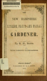 The New Hampshire kitchen, fruit, and floral gardener. By E. M. Tubbs._cover