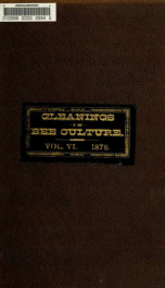 Gleanings in bee culture v.6 1878_cover