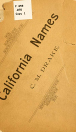 California names and their literal meanings_cover