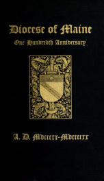 One hundredth anniversary of the diocese of Maine, 1820-1920, Christ church, Gardiner, Maine, May thirtieth to June third_cover