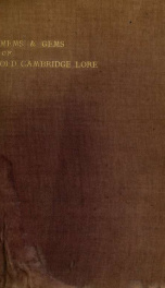 Mems. & gems of old Cambridge lore_cover