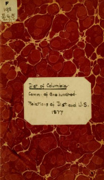 The Committee of one hundred of the citizens of the District of Columbia_cover