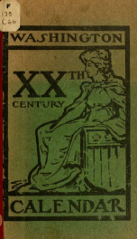 Washington 20th century calendar_cover