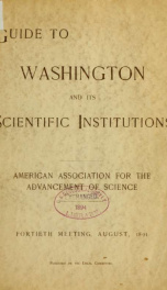 Guide to Washington and its scientific institutions;_cover