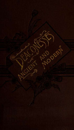 Deaconesses, ancient and modern_cover