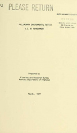 Preliminary environmental review, U.S. 91 abandonment 1977_cover