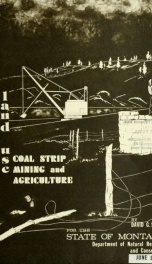 Conflictive land use : coal strip mining and agriculture 1975_cover