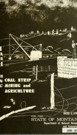 Conflictive land use : coal strip mining and agriculture 1975_cover