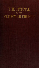 The Hymnal of the Reformed Church_cover