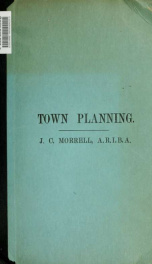 Town planning. Report to the Honorable the Minister of Public Works. By authority_cover