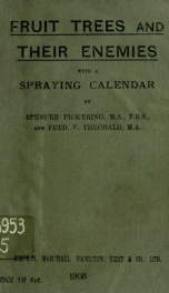 Fruit trees and their natural enemies : with a spraying calendar_cover