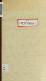 An address commemorative of the life and services of George D. Robinson_cover
