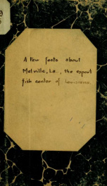 A few facts about Melville, La. .._cover
