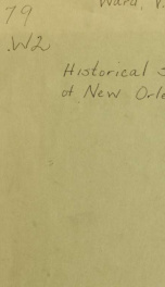 Historical sketches of New Orleans_cover