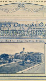 Cutter's official guide to Hot Springs, Arkansas_cover