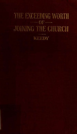 The exceeding worth of joining the church_cover