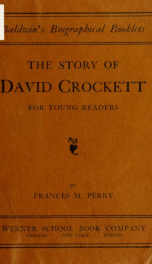 The story of David Crockett, for young readers_cover