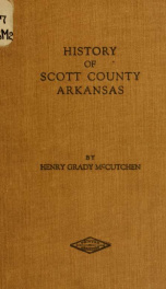 History of Scott County, Arkansas_cover