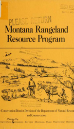 Montana rangeland resource program 1973_cover