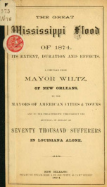 The great Mississippi flood of 1874 .._cover