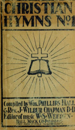 Christian hymns, no. 1 : for use in church services, Sunday-schools, young people's societies, etc._cover
